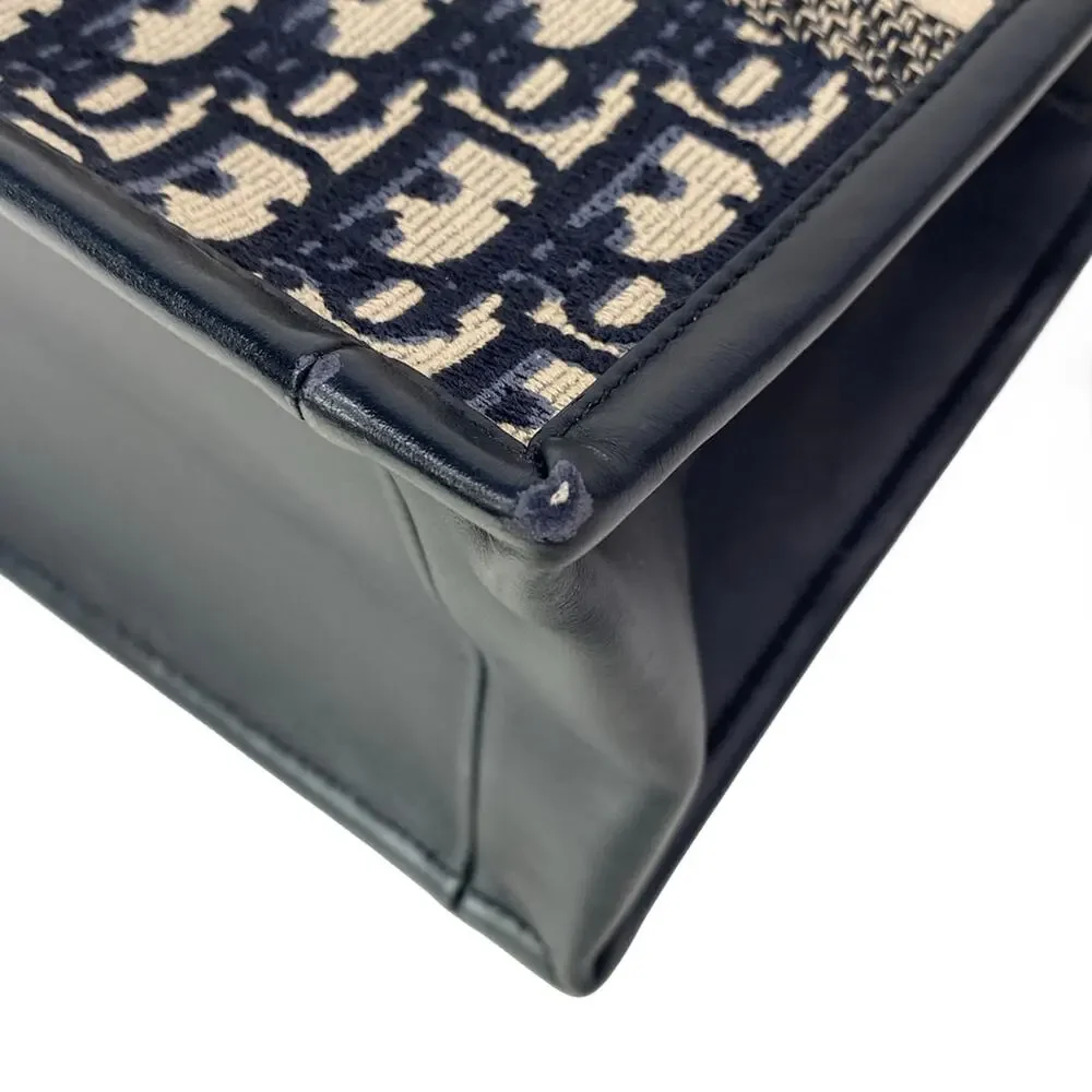 Christian Dior Book tote small bag Handbag M1325CZBB_M928 Jacquard Leather
